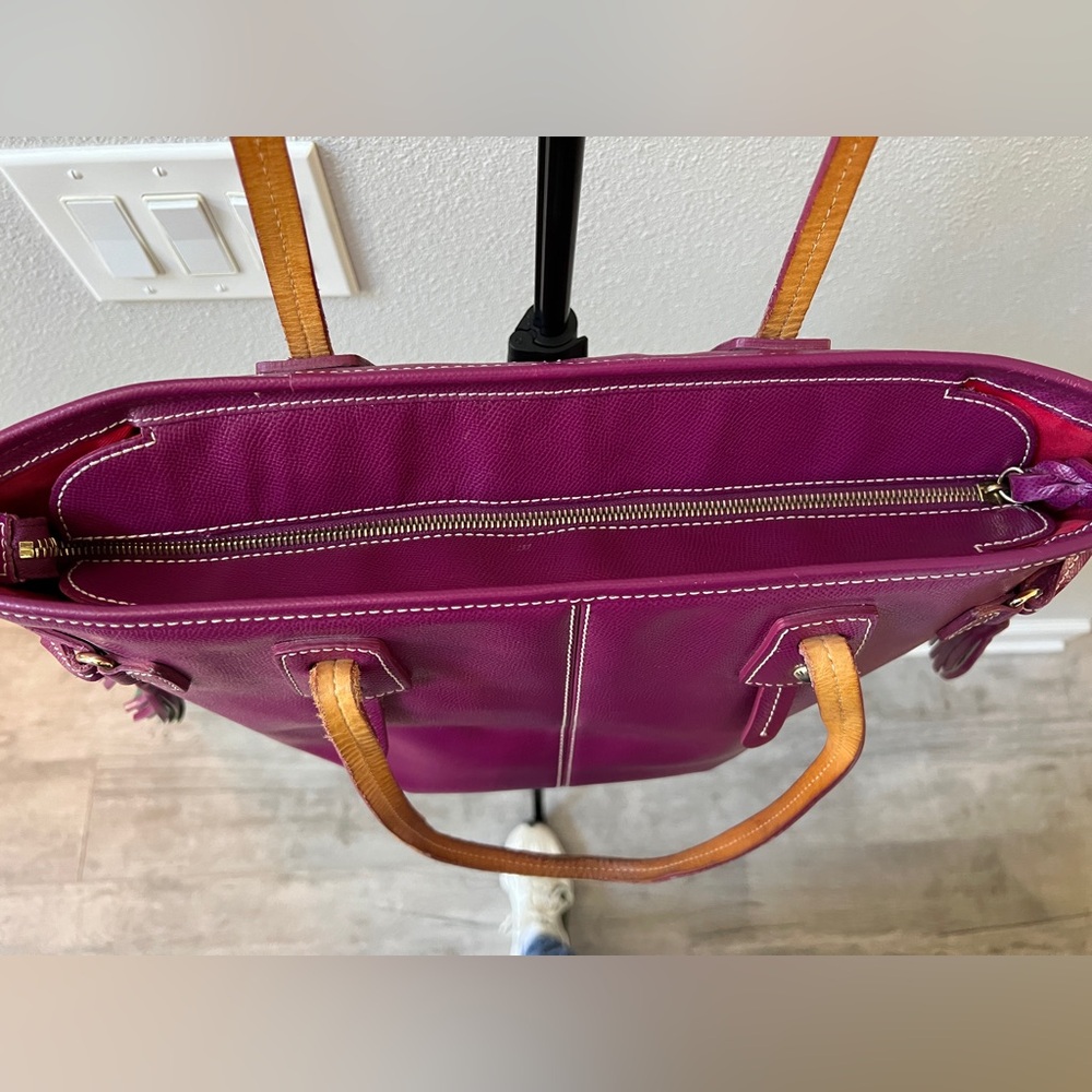 Dooney & Bourke Vibrant Magenta Tote - Picture 4 of 16